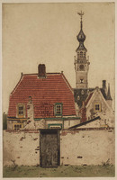 KG 09349
<br/>
Gezicht op Veere
<br/>
<em>Meyer, Ton (1892-1984)</em>